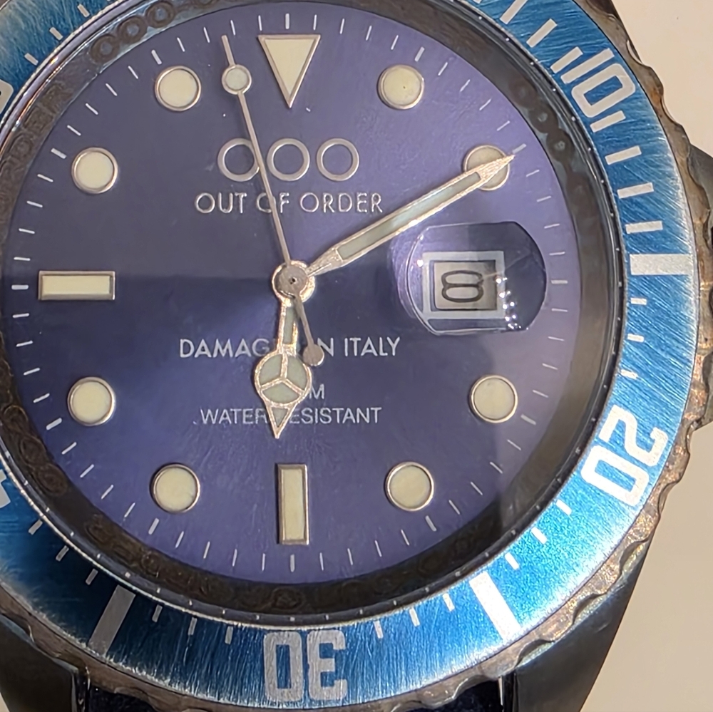 Out of Order Blue and Black Watch - Picture 10 of 13